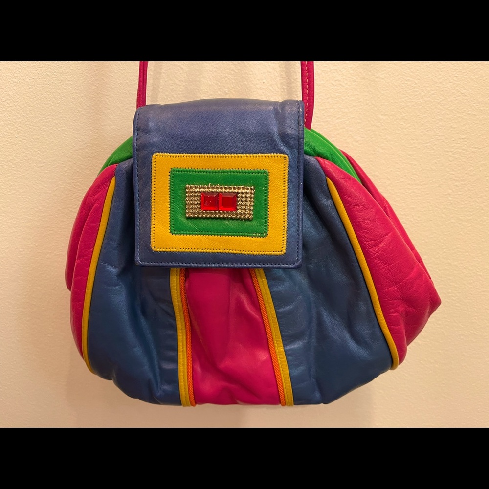 Vintage 80s purse the best colours 🤩